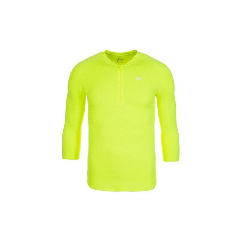Court Dry Pure Tennisshirt Damen Nike gelb L - 44/46,M - 40/42,S - 36/38