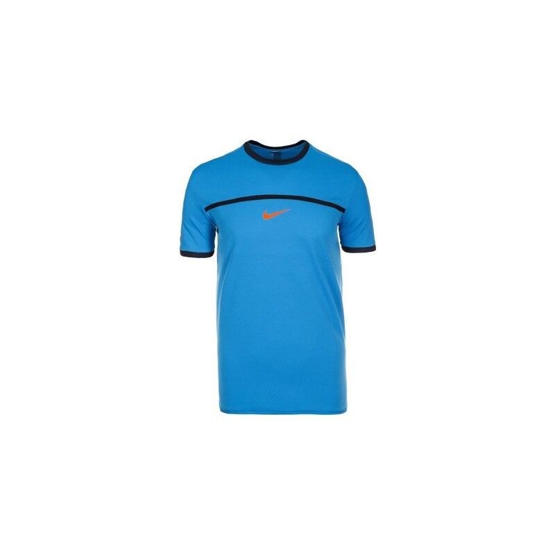 Nike Rafa Challenger Tennisshirt Kinder blau M - 137/147 cm,S - 128/137 cm,XS - 122/128 cm
