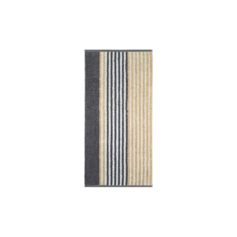 Badetuch Mino mit Streifen Muster Egeria grau 1x 70x140 cm