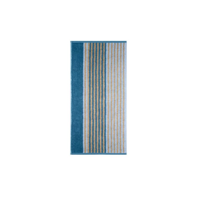 Egeria Badetuch Mino mit Streifen Muster blau 1x 70x140 cm