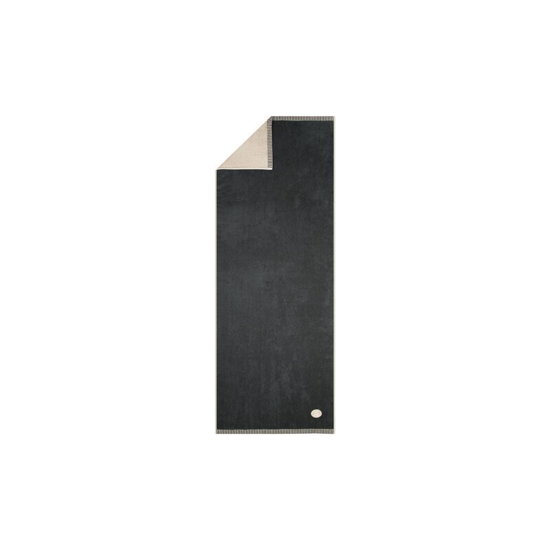 Egeria Saunatuch Ben mit Wendeseite grau 1x 75x200 cm