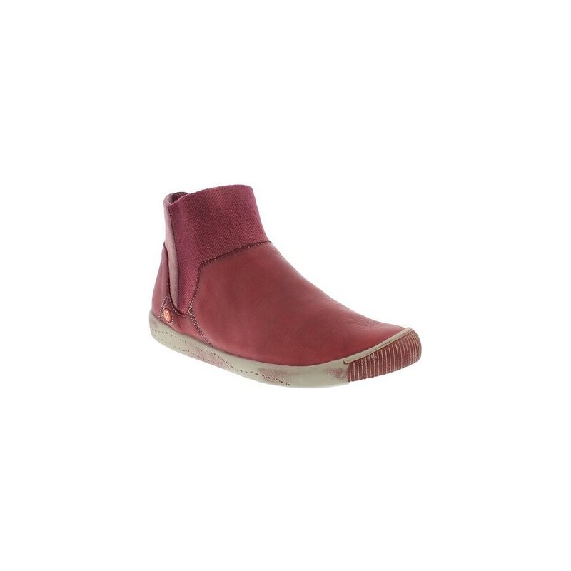 softinos klassische Stiefelette IME335SOF washed leather SOFTINOS rot 36,37,38,40,41