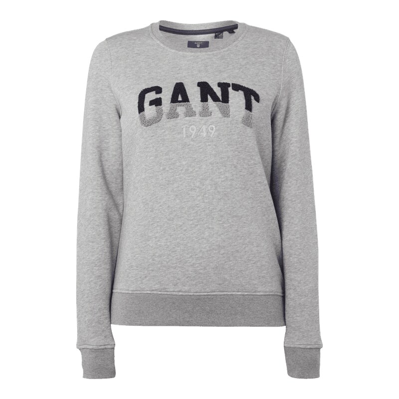 Gant Sweatshirt mit Logo aus Frottee