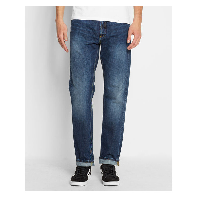 CARHARTT WIP Jeans Tapered Fit Texas Hanford in Washed-Blau