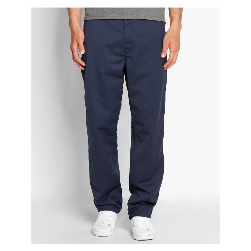 CARHARTT WIP Hose Straight Fit Simple Denison in Washed-Marineblau
