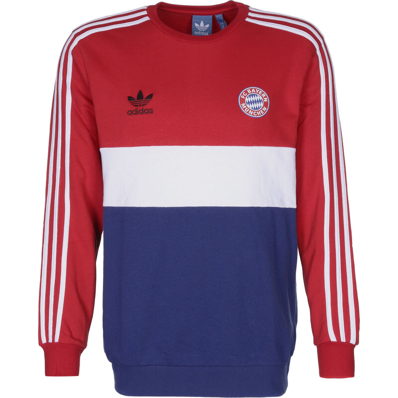 adidas Bayern Crew Sweater red/collegiate royal
