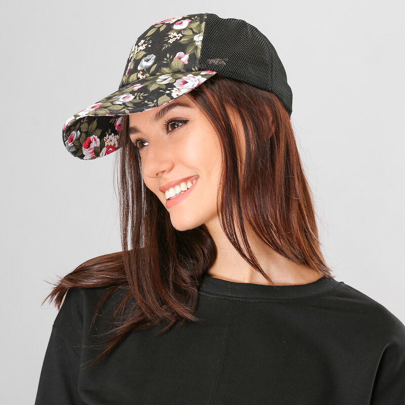 Lesara Snapback-Cap mit Blumenprint