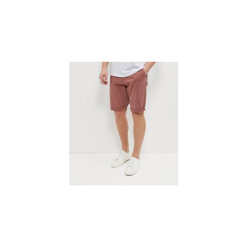 New Look Chino-Shorts in Mittelrosa