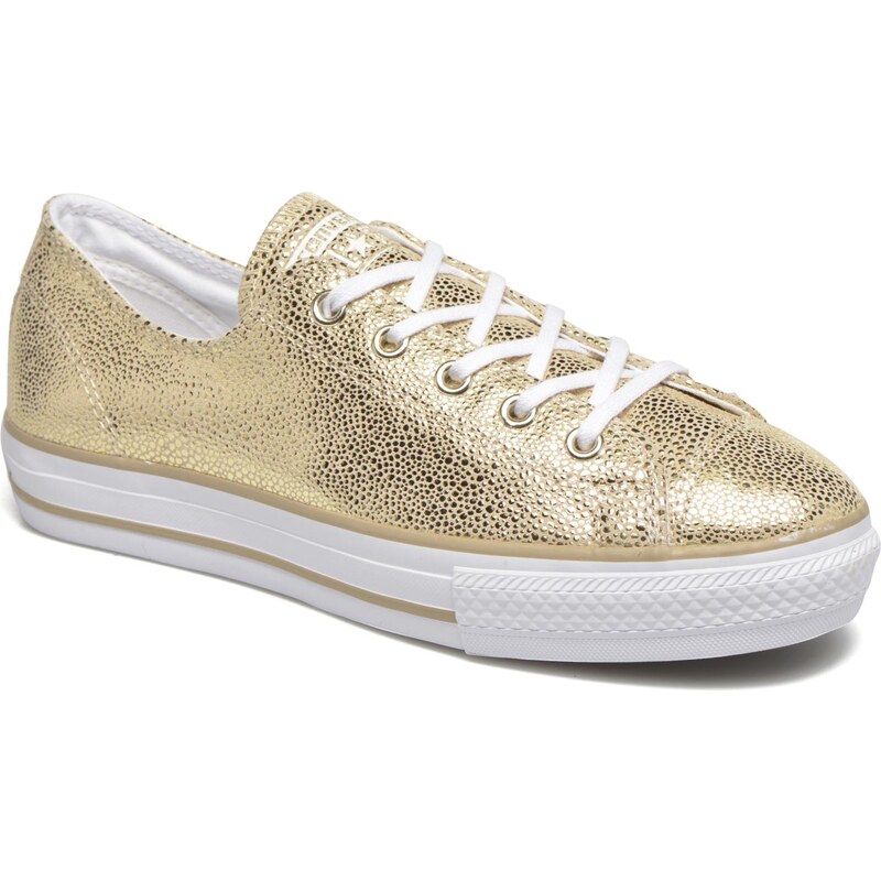 Converse - Ctas High Line Metallic Leather Ox - Sneaker für Damen / gold/bronze