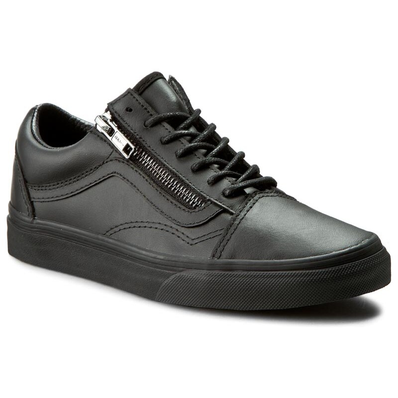 Sneakers VANS - Old Skool Zip VN00018GJTL (Gunmetal) Black/Black