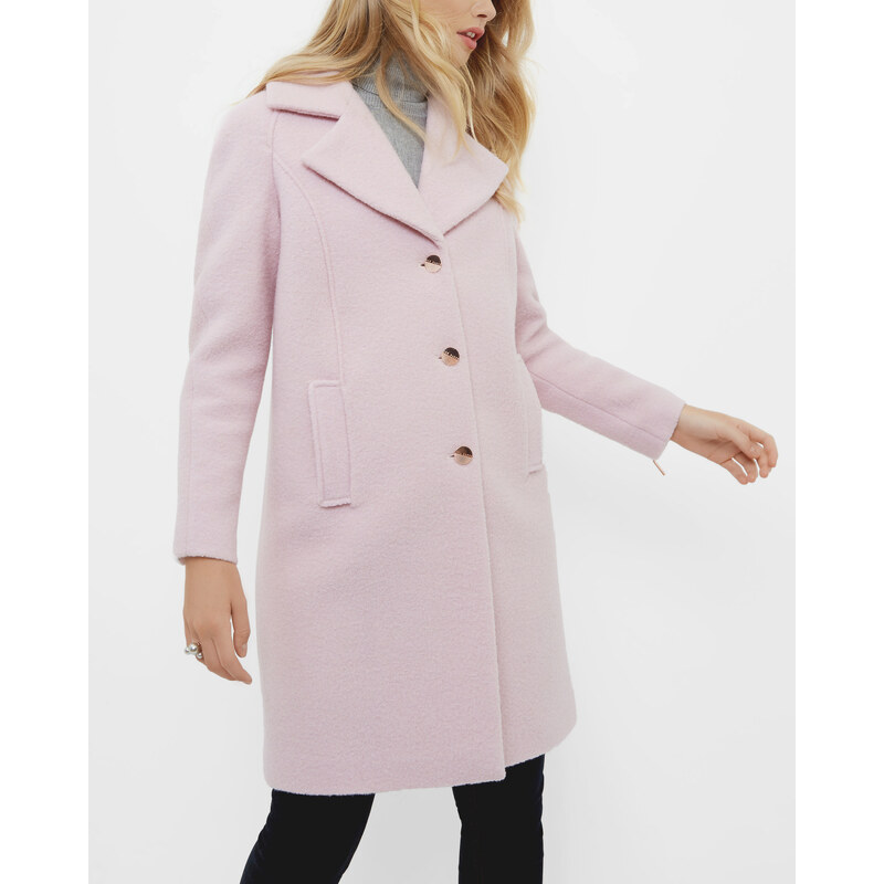 Ted Baker Oversized-Wollmantel Pink