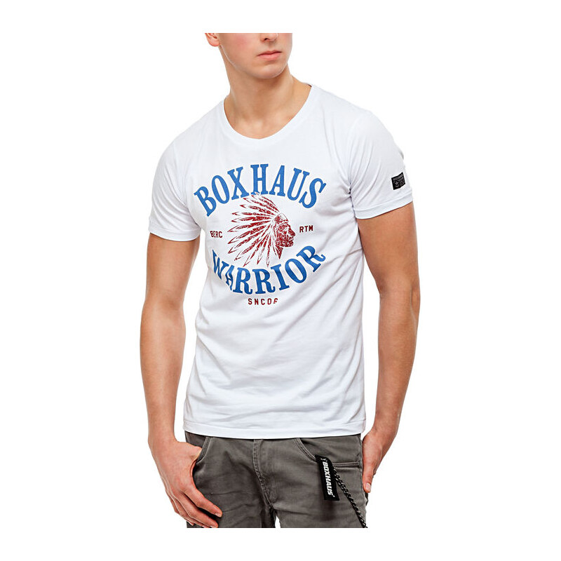 BOXHAUS Brand Indi T-Shirt White