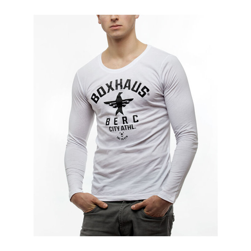 BOXHAUS Brand SOAR Longsleeve Shirt white