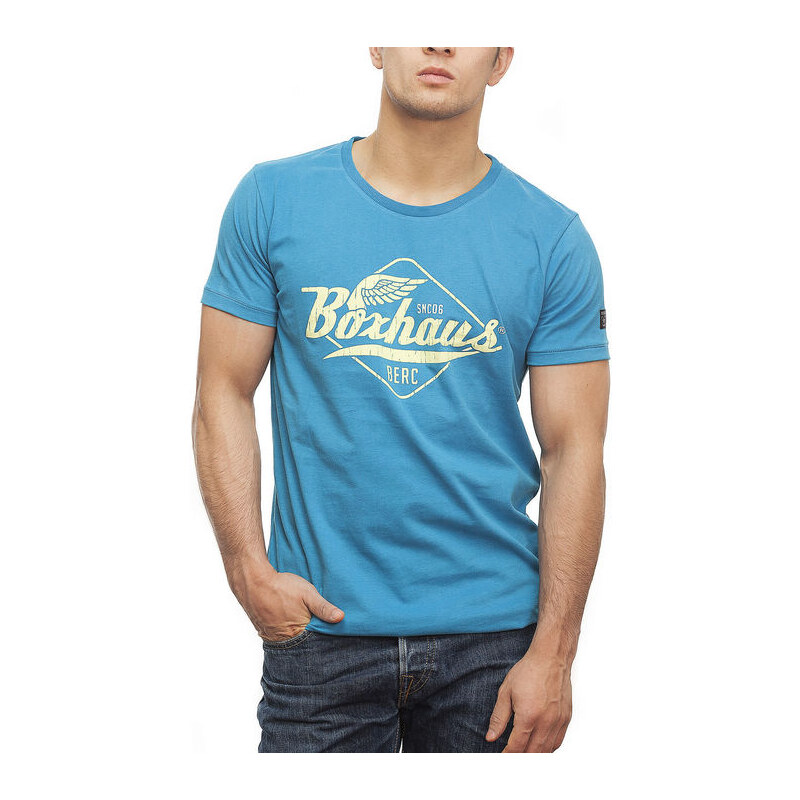 BOXHAUS Brand YUCON Shirt blue