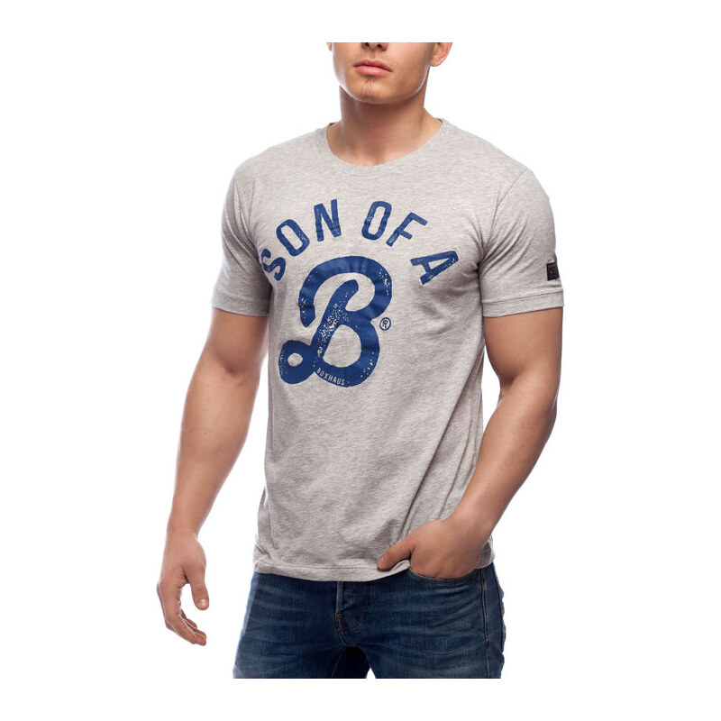 BOXHAUS Brand You T-Shirt grey htr