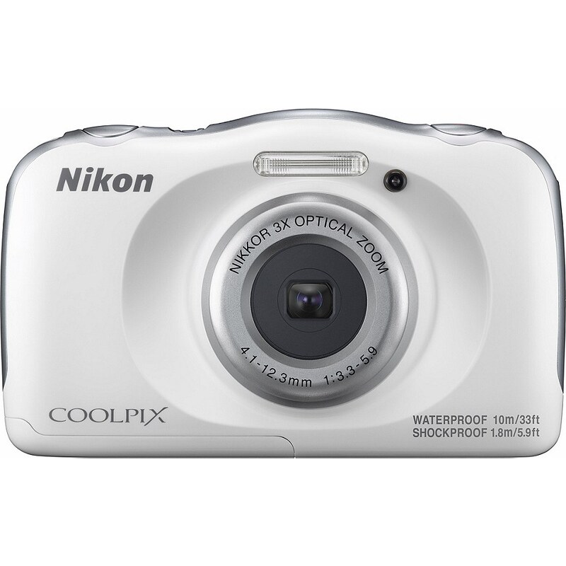 Nikon Coolpix W100 Kompakt Kamera, 13,2 Megapixel, 3x opt. Zoom, 6,7 cm (2,7 Zoll) Display