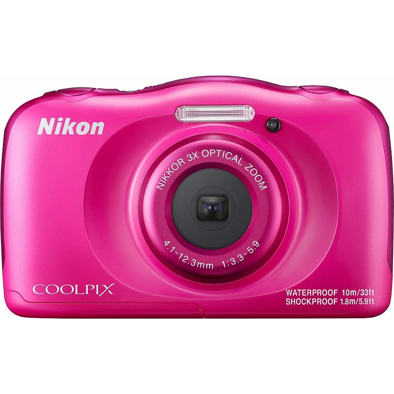 Nikon Coolpix W100 Kompakt Kamera, 13,2 Megapixel, 3x opt. Zoom, 6,7 cm (2,7 Zoll) Display