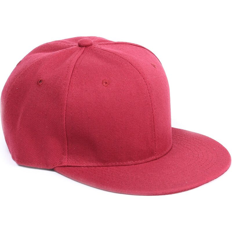 Lesara Snapback-Cap im Unifarbdesign - Rot