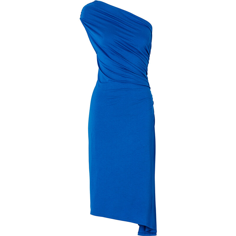Kleid ohne Ärmel in blau von bonprix