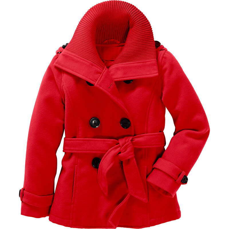 bpc bonprix collection Jacke mit Gürtel langarm in rot für Mädchen von bonprix