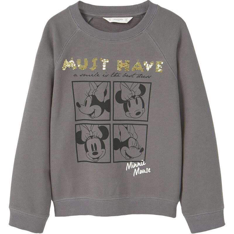 MANGO KIDS Disney-Sweatshirt Mit Pailletten