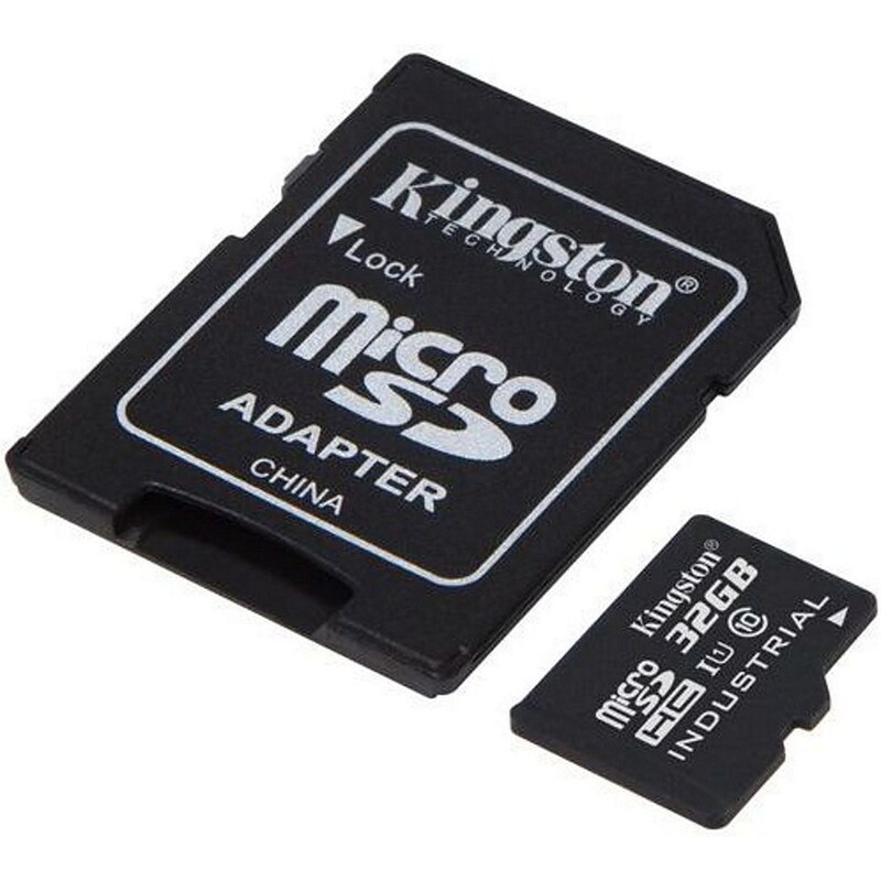 Kingston Speicherkarte »microSDHC Industrial Temp, UHS-1 mit Adapter, 32GB«