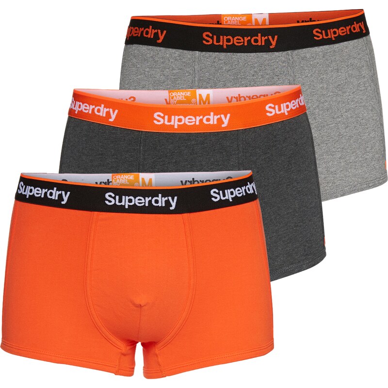 Superdry Boxershorts Orange Label Triple Pack