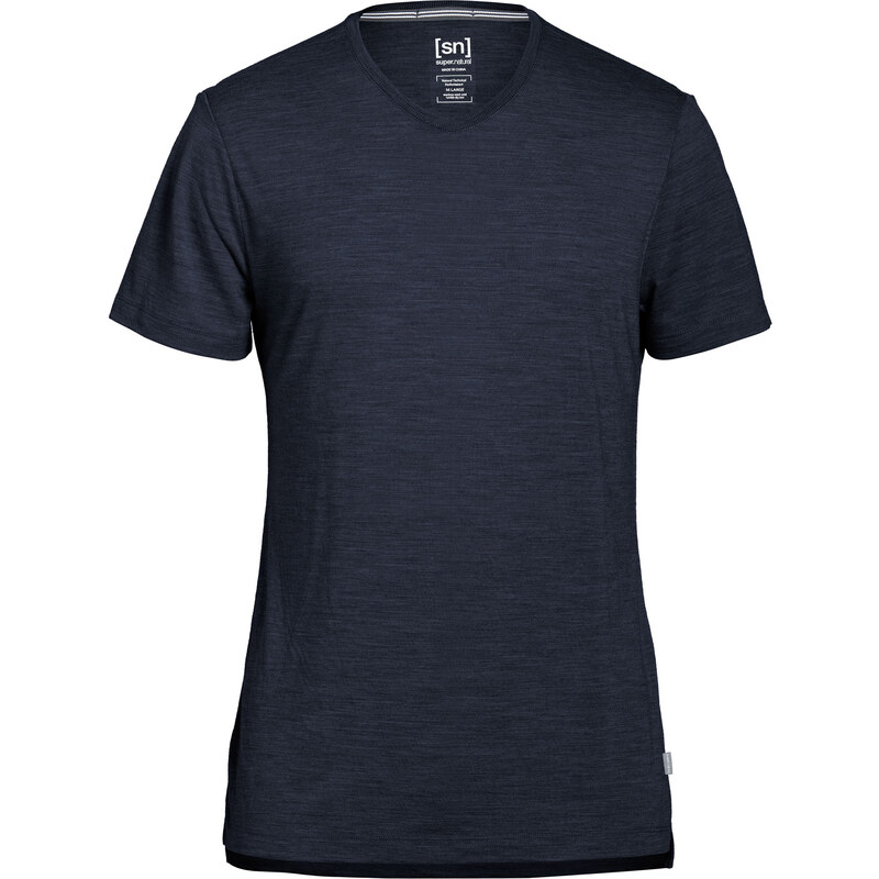 Super.Natural Asher Merino T-Shirt navy blazer