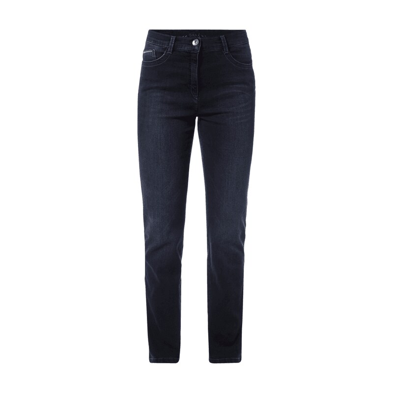 Brax Feminine Fit 5-Pocket-Jeans mit Zierkettenbesatz