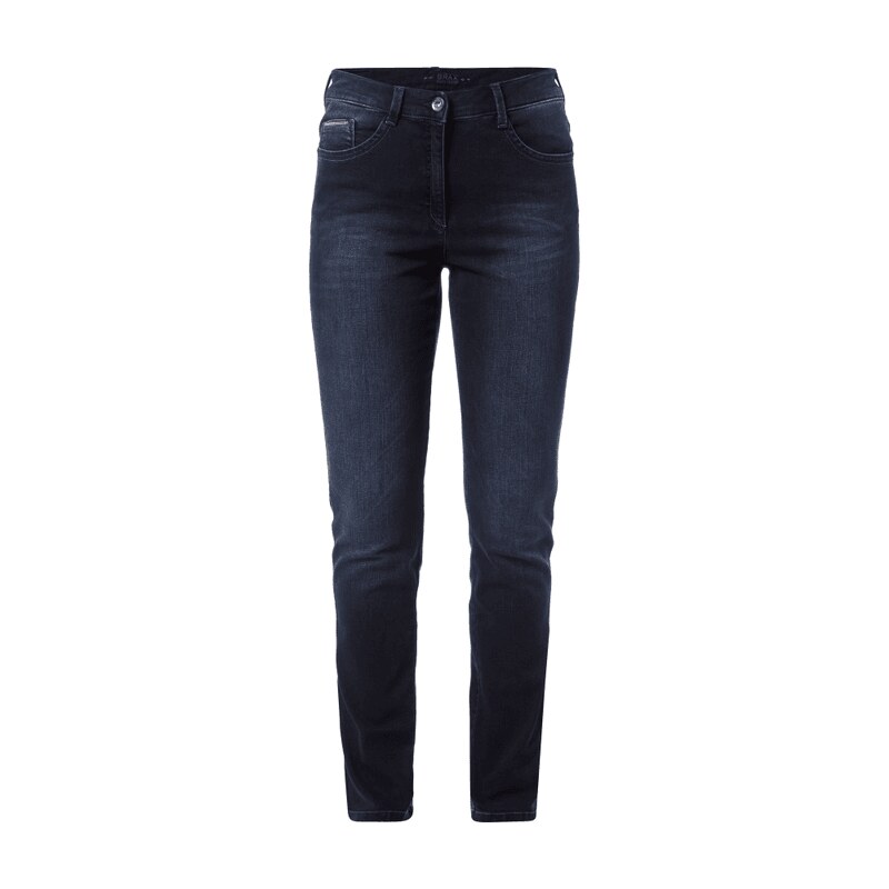 Brax Slim Fit Jeans mit glitzernden Details