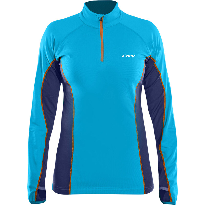 Oneway: Damen Langlauf Rolli / Thermo Knit Shirt Sky Freezer, blau, verfügbar in Größe XL