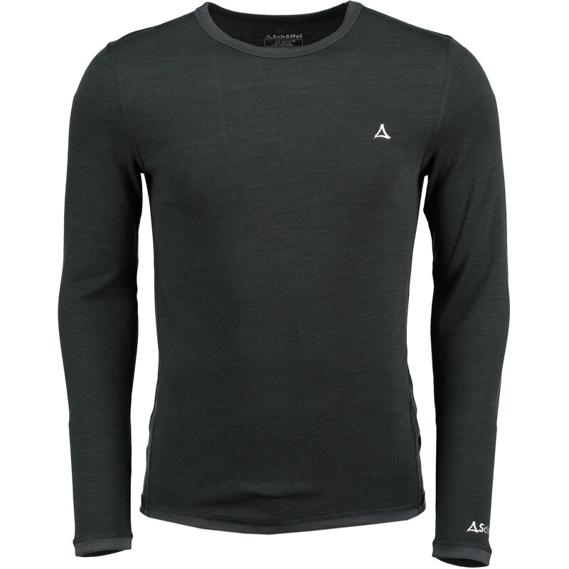 Schöffel: Herren Funktionsunterhemd / Langarmshirt Merino Sport Shirt, dunkelgrau, verfügbar in Größe XXL,M