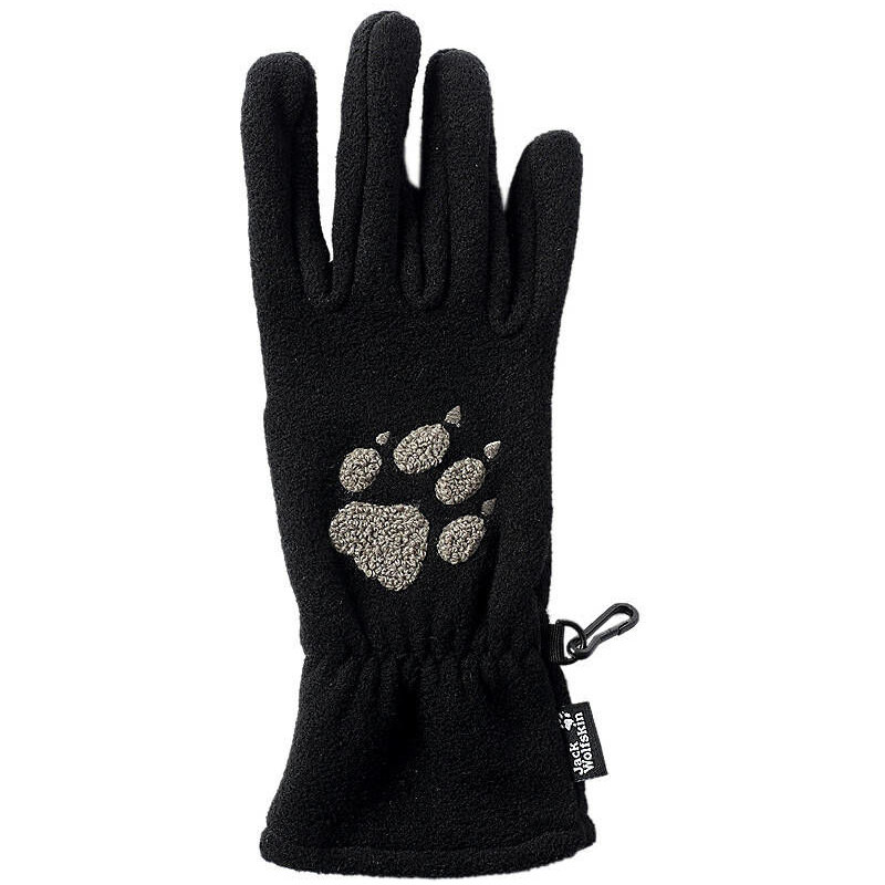Jack Wolfskin: Fleecehandschuh Paw Gloves, schwarz, verfügbar in Größe L,S,XL