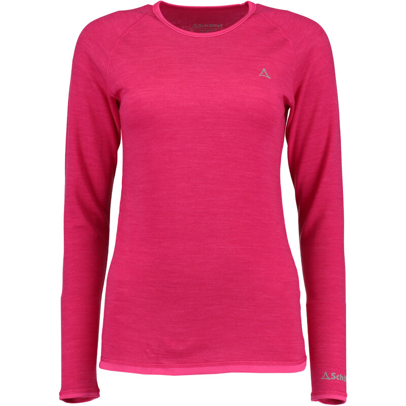 Schöffel: Damen Funktionsunterhemd / Langarmshirt Merino Sport Shirt, pink, verfügbar in Größe M,L