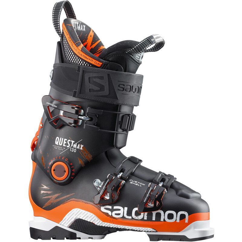 Salomon: Herren Skischuhe Quest Max 130, schwarz/orange, verfügbar in Größe 26