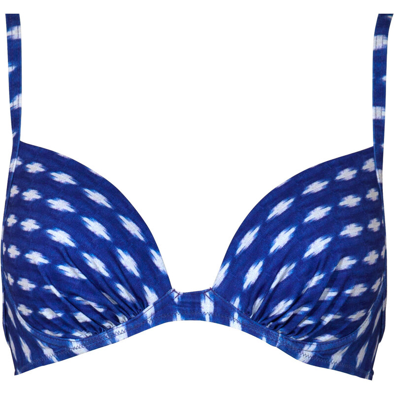 Watercult: Damen Bikinioberteil Indigo Girl, weiss / blau, verfügbar in Größe 36D,40D