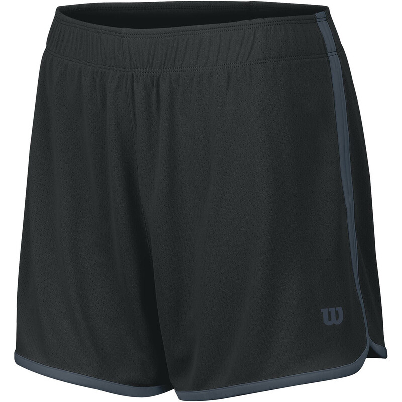Wilson: Damen Sportshorts Mesh 2-In-1, schwarz, verfügbar in Größe XL