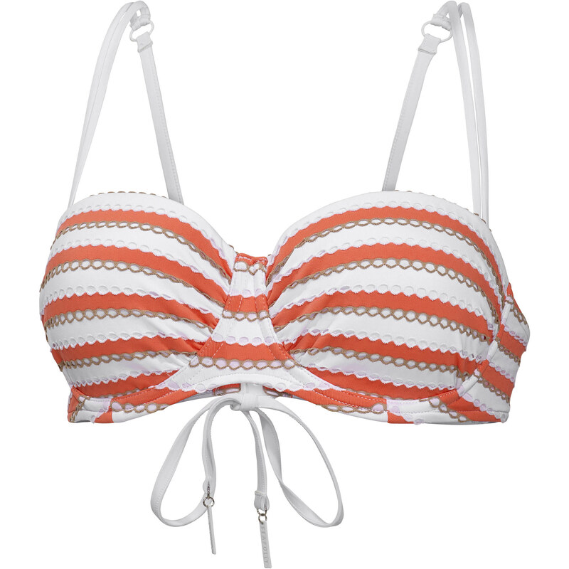 Seafolly: Damen Bikini Oberteil Coast to Coast, apricot, verfügbar in Größe 36C/D,42C/D,34C/D
