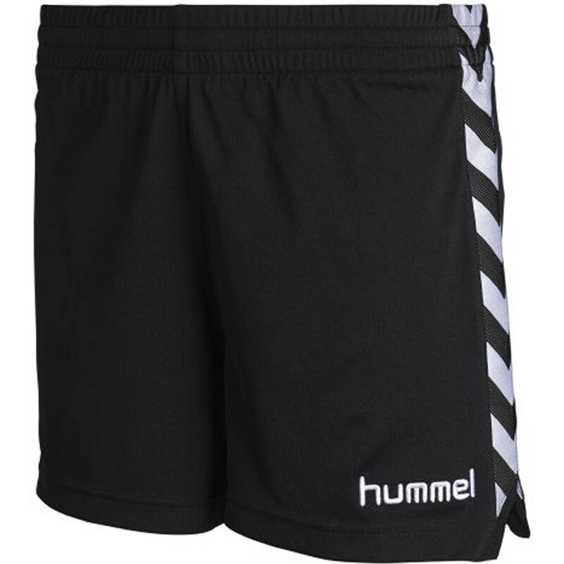 Hummel: Damen Handball Trainingsshort Stay Authentic Polys Short Women, schwarz, verfügbar in Größe XL