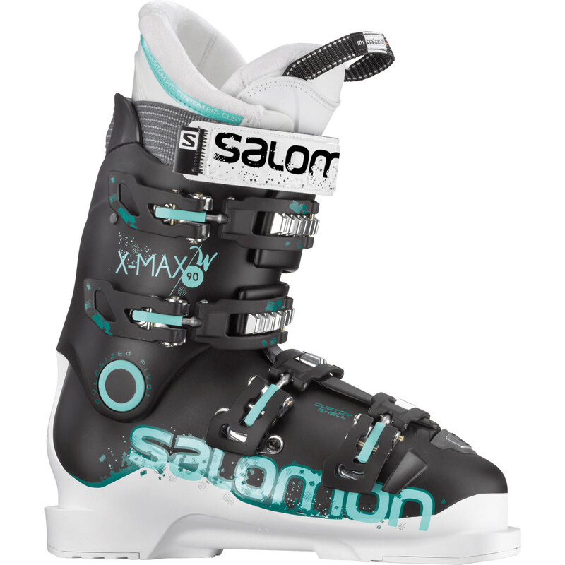 Salomon: Damen Skischuh X-Max 90 W, schwarz / weiss, verfügbar in Größe 26.5