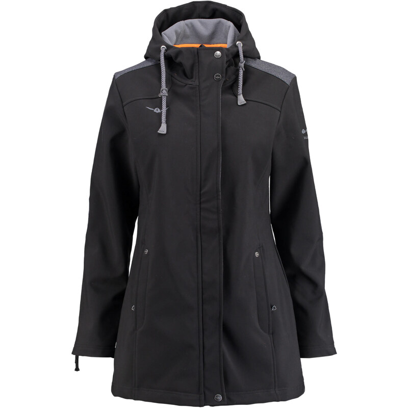 KAIKKIALLA: Damen Softshellmantel Marjut Softshell Coat, schwarz, verfügbar in Größe 44,40
