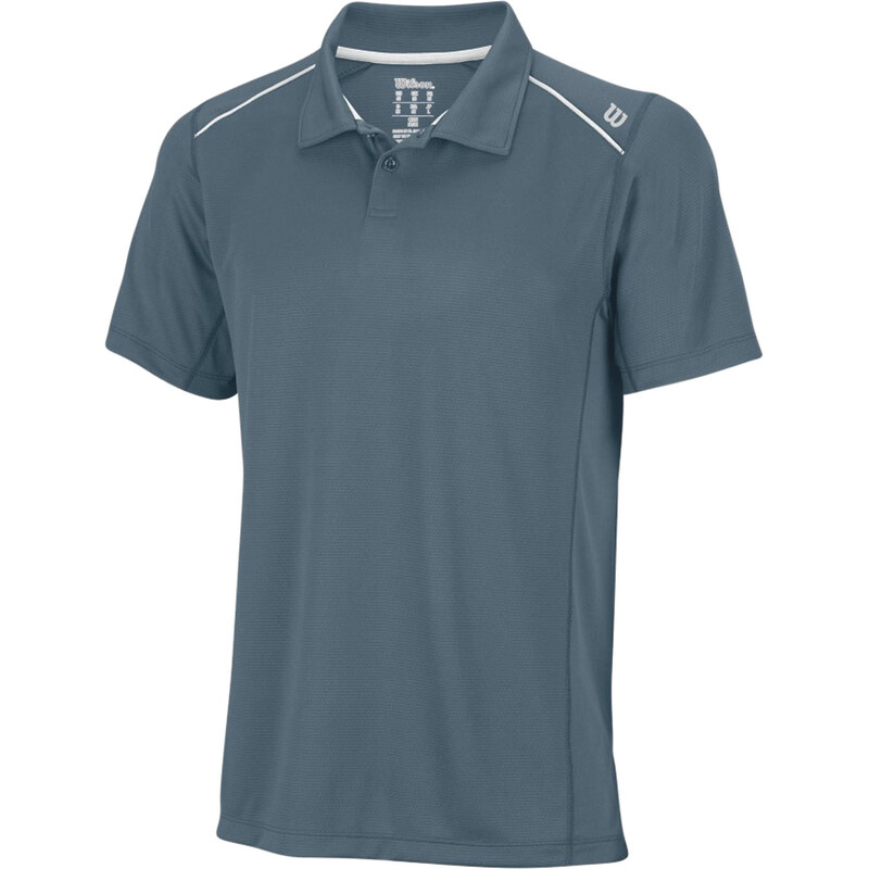 Wilson: Herren Polo-Shirt nVision Elite Polo blue mirage, denim, verfügbar in Größe S