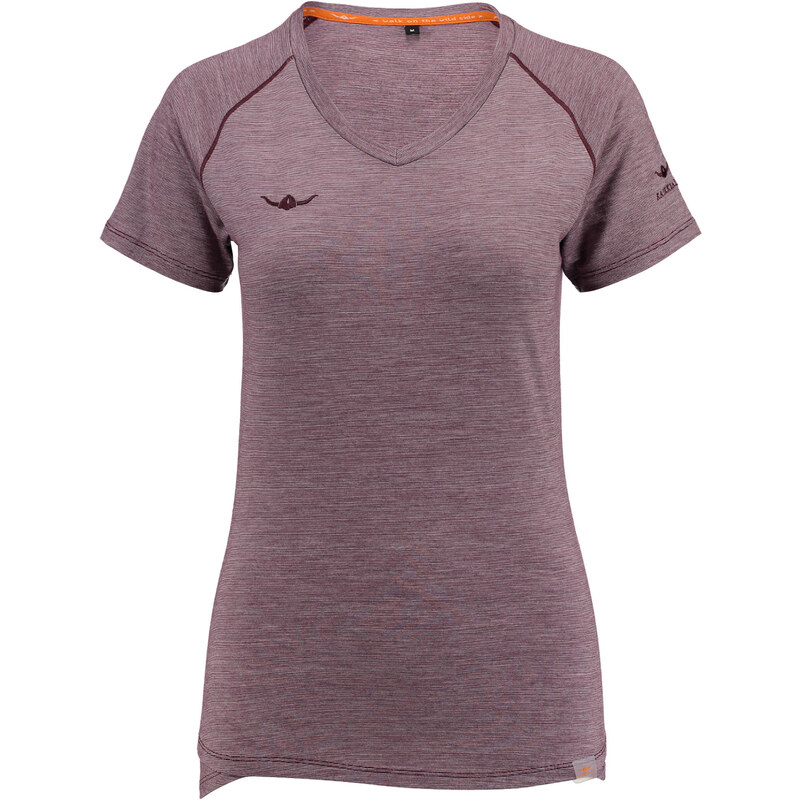KAIKKIALLA: Damen Funktionsshirt / T-Shirt Maaria Women´s Merino Shirt S/S, aubergine, verfügbar in Größe XS