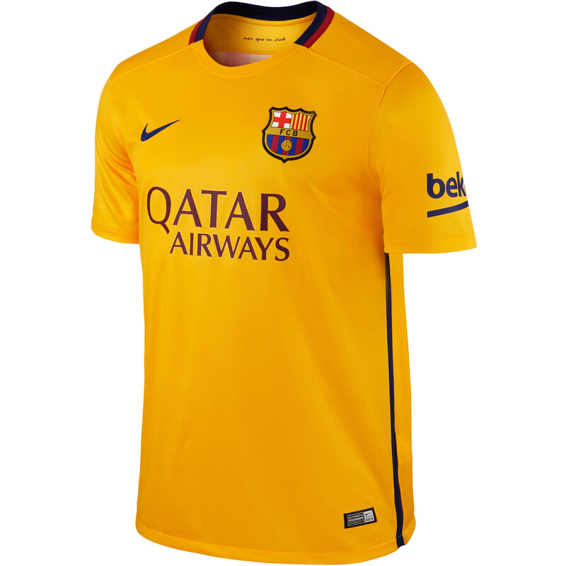 Nike Herren Fußballtrikot Auswärtstrikot FC Barcelona Saison 2015/16, orange, verfügbar in Größe XXL