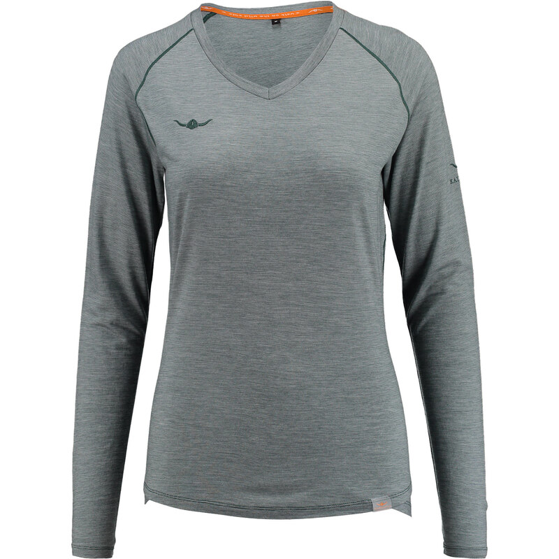 KAIKKIALLA: Damen Funktionsshirt / Langarmshirt Maarit Women´s Merino Shirt L/S, jade, verfügbar in Größe XS
