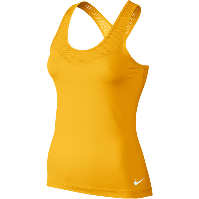 Nike Damen Trainingsshirt / Tank Top Pro Hypercool, gelb, verfügbar in Größe XL