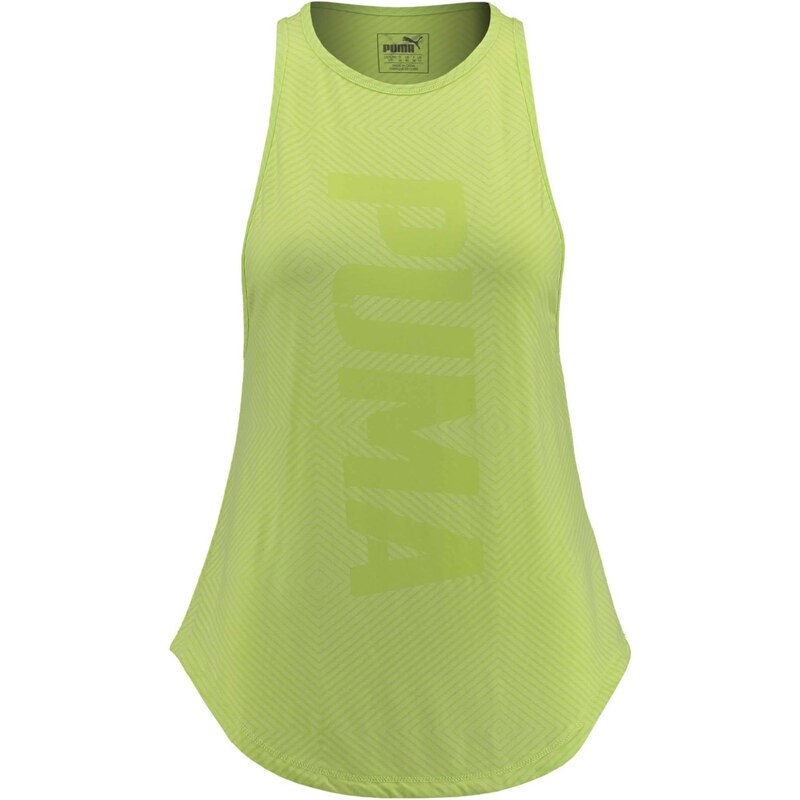 Puma: Damen Trainingsshirt / Tank Top Dancer Burnout, gelb, verfügbar in Größe L,S,M