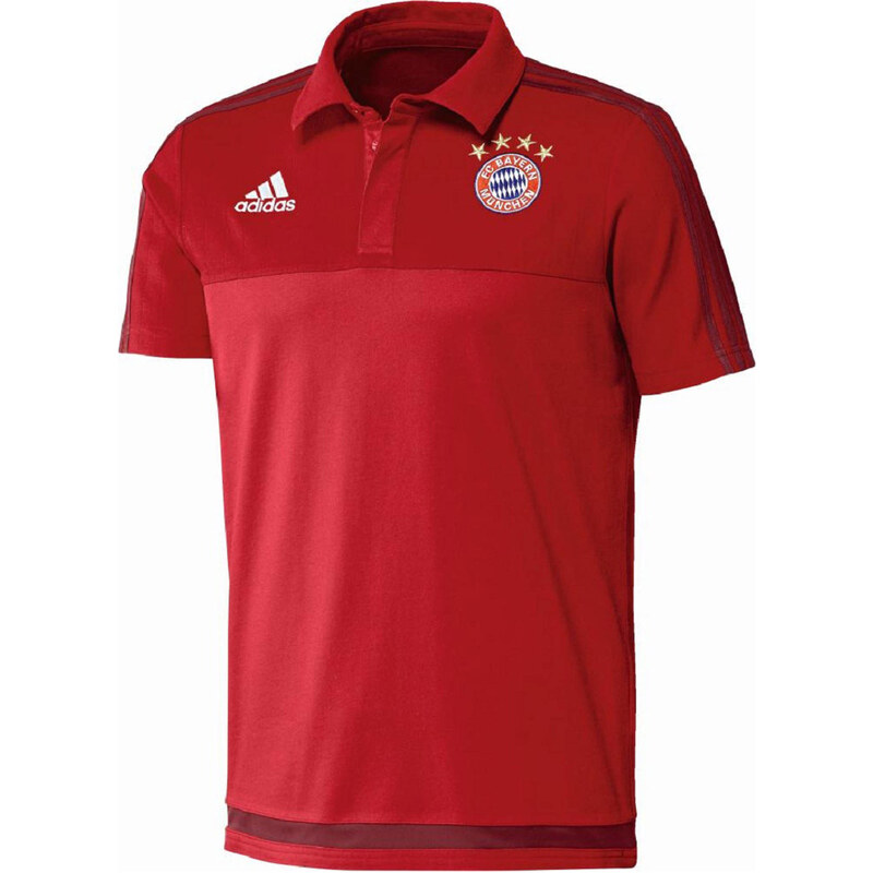 adidas Performance: Polo-Shirt FC Bayern, rot, verfügbar in Größe S