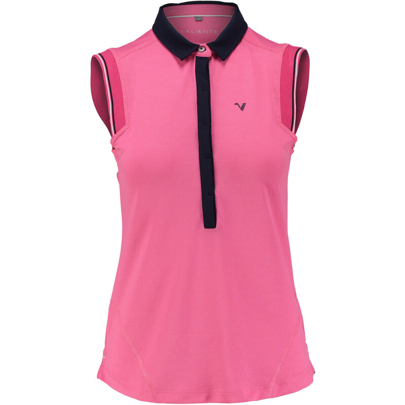 Valiente: Damen Golfshirt / Polo-Shirt Ärmellos, pink, verfügbar in Größe 40,44