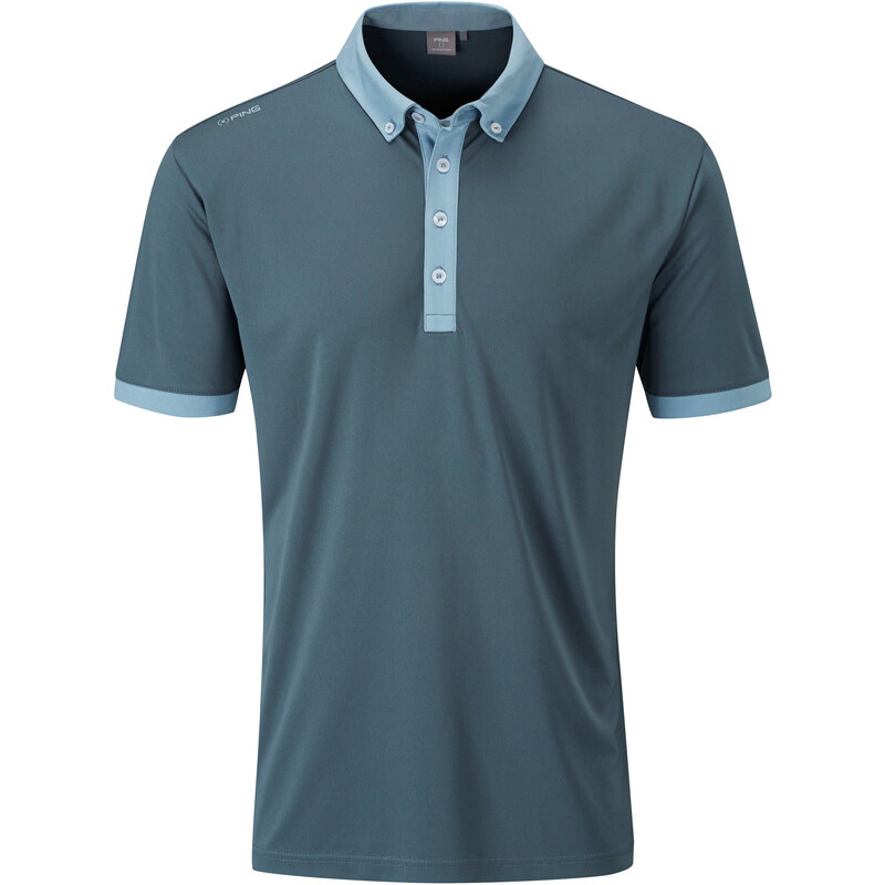 Ping: Herren Golfshirt / Polo-Shirt Gilden, anthrazit, verfügbar in Größe L,XXL,XL